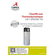 Notice Installateur Chauffe-Eau Thermodynamique 200-300TN