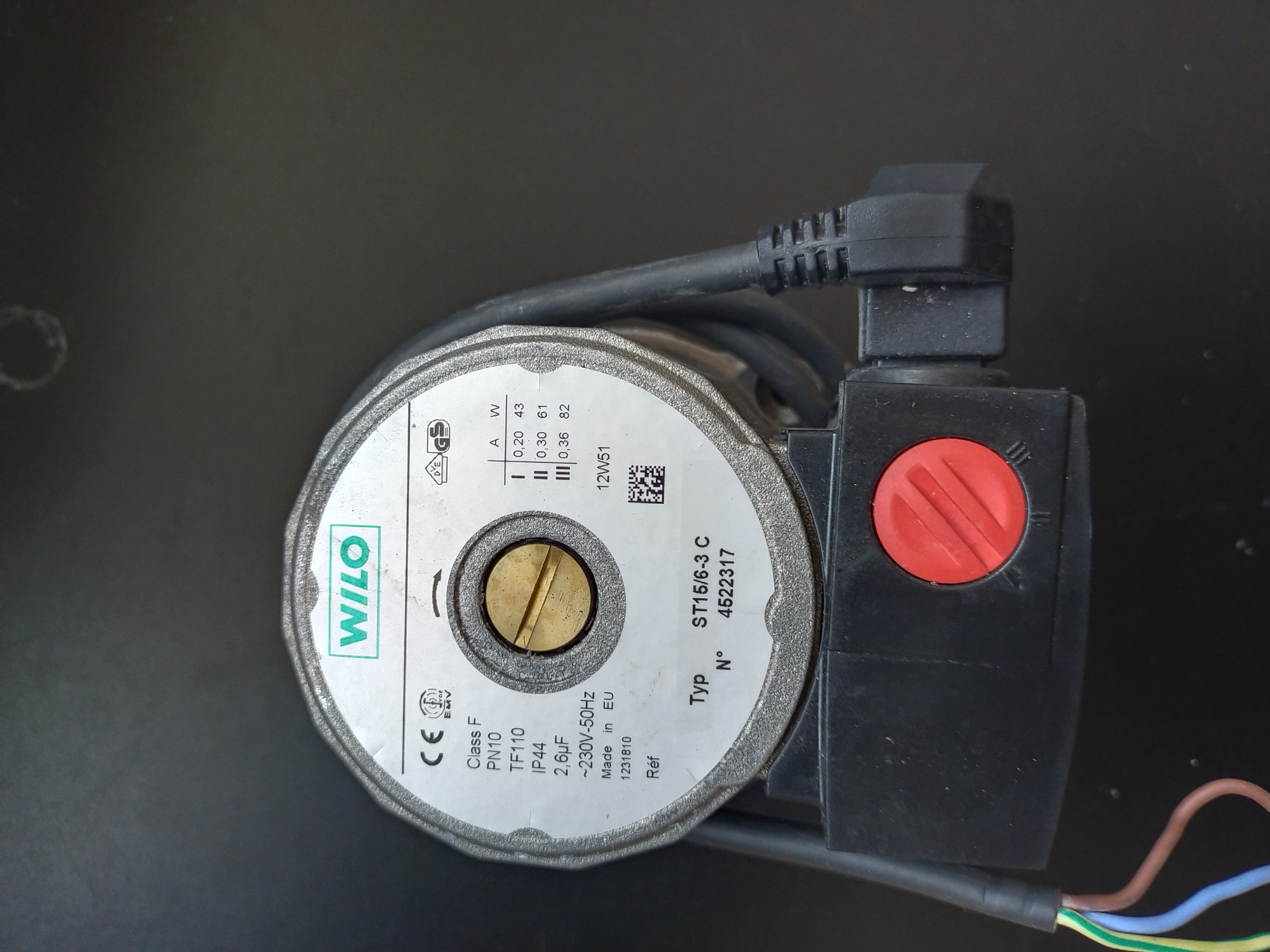 Circulateur Wilo ST15/6-3 C