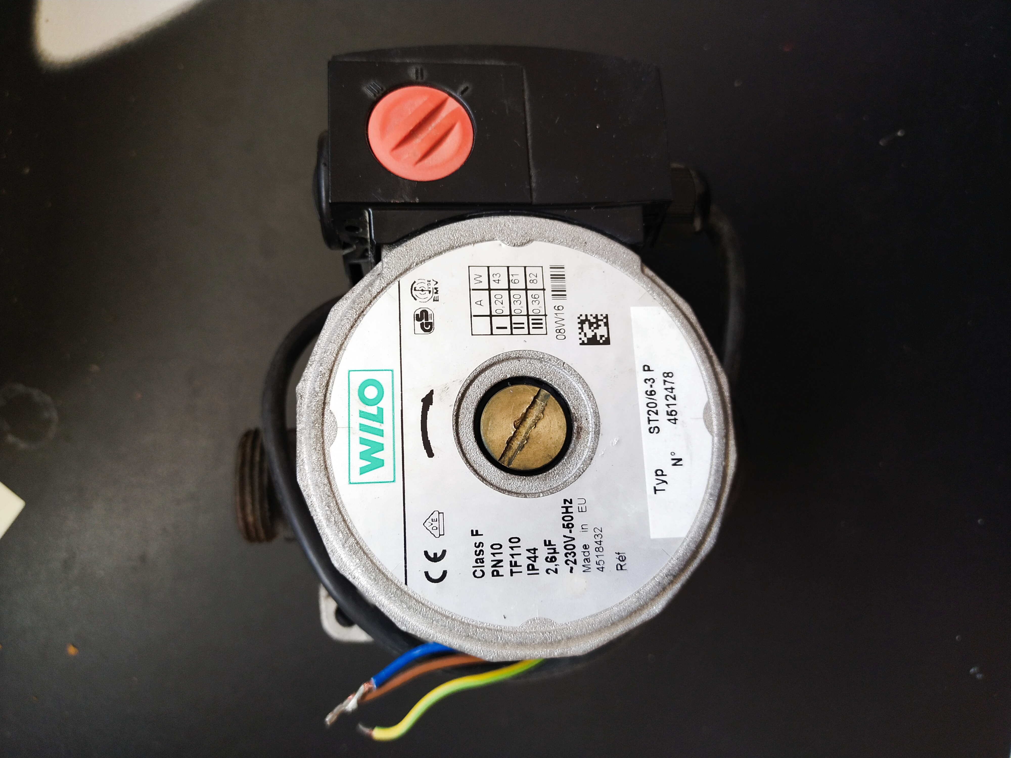 Circulateur Wilo ST20/6-3 P
