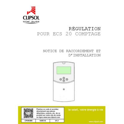 Notice Installateur BLOCSOL Comptage ECS 20